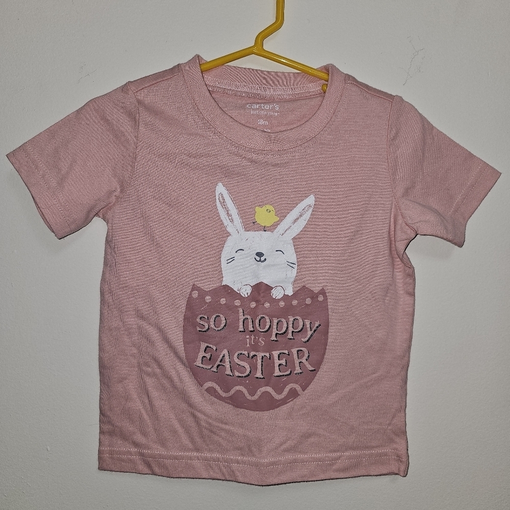 Girls 18 month nwot pink Easter shirt‎